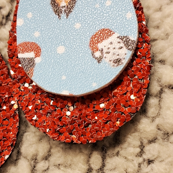 Handmade HOWLIDAY Dog Earrings!!! - Picture 6 of 6